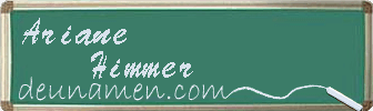 Ariane Himmer Visitenkarte